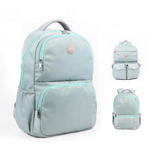 CHANGRONG Custom high quality nylon laptop backpacks school bags custom logo