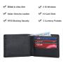 Custom Logo Rfid Blocking Leather Purses For Men Classic Flap Wallet Men