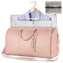 Convenient Carry-on Travel Bag Large Capacity PU Leather Luggage Bag Women's Fashion Travel Handbag