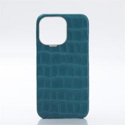 Oem Odm Luxury Premium Quality Embossed Crocodile Pattern Leather Mobile Phone Back Cover Case For Iphone 13 14 Plus Pro Max