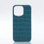 Oem Odm Luxury Premium Quality Embossed Crocodile Pattern Leather Mobile Phone Back Cover Case For Iphone 13 14 Plus Pro Max