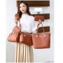 OEM830 New Luxury Fashion Design Women Tote Bag 6Pcs Handbag Sets Brand Designer Ladies Handbag Key Messenger Women Shoulder Bag