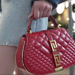 Top product women handbag super fiber material ladies bag quality designer hand bag fashion chain crossbody saddle bag for girls