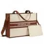 LOVEVOOK 2023 Women Fashion Handbags 2pcs/set shopping Tote Bag Shoulder Bag with clutch Purse Canvas bags women handbags ladies