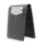 PU Carbon Fiber Wallet Wholesale Men's Bifold RFID Blocking PU Leather Wallet