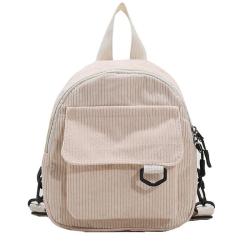 ZR188 Mini Backpack Women's Shopping Super Fire Cute Casual Small Makeup Bag Striped Texture Student Versatile Schoolbag