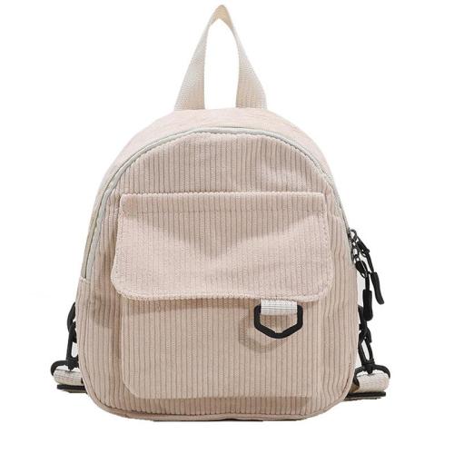 ZR188 Mini Backpack Women's Shopping Super Fire Cute Casual Small Makeup Bag Striped Texture Student Versatile Schoolbag