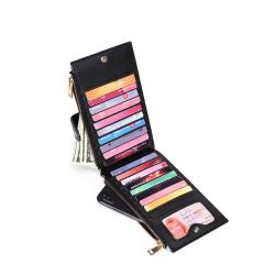 KBW662 New Women Card Bag Multi Card Zipper ID Card Holder Money Clip High Quality Multi Function Long Wallet