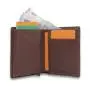 Mens leather wallet custom rfid blocking credit cards pop up smart wallet alu case leather minimalist wallet