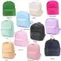 Keymay High Quality Fashion Blank Black Girl Backpacks Kids School Bags Organizer Travel Backpack Bag for Women