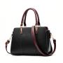 2021 Korean Style Women Handbags China Wholesale PU Lady Bags Girl Pure Color Zipper Square Handbag