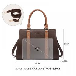 2022 LOVEVOOK factory Custom PU Leather Ladies Female Fashion work bags Luxury Shoulder bags large Handbags Women tote Bags