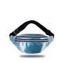 Gelory Custom Logo Laser Women Sports Waist Bag Shiny Holographic Waterproof Phone Fanny Packs