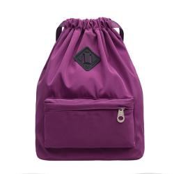 Gelory New Drawstring Backpack Nylon Oxford Cloth Waterproof Drawstring Pocket Women's Leisure Trend Travel Backpack