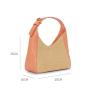 Wholesale Hot Sale Handbags Seaside Travel Beach Straw Large Capacity Tote Bags Fashion Straw Material Reusable Shoulder Bag