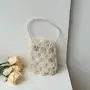 Wholesale New Summer Handbag Casual Beaded Handbag Hollow Imitation Pearl High Quality Hand Woven Bag