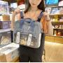 Manufacturer clear window ita backpack pin display custom ita bag with small MOQ
