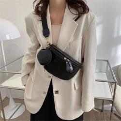 Small women 2024 summer new fashion women bag Fanny pack  crossbody bag ins chest bag