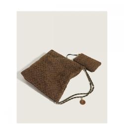2024 Oversize  Composite Cashmere Tote Bag Fashion Trends Hand Bags Ladies Ugly Handbag