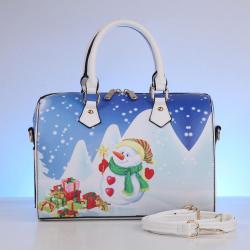 fashion ladies handbag set Personality print female bag Unique Christmas gift girl bag quality hot selling women shoulder bag