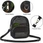Gelory Wholesale Fashion Custom Logo Lightweight See Through Small Shoulder Bag Daypack Mini Mesh Backpack For Girls Boys