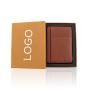 Wholesale genuine leather mini card holder wallet business card holder leather id card holder