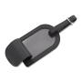 Factory Wholesale New Embossed Pu Leather name Luggage Label Bag Tag Pvc travel Luggage Tags identifiers kids bag tag