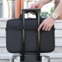 HR172 Unisex One Shoulder Laptop Waterproof Bag Oxford Lightweight Fashionable Tablets Bag Handheld Crossbody Business Briefcase