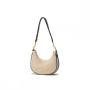 2024 Summer new straw woven underarm bags  one-shoulder crescent bag straw woven bag Vacation