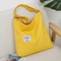 Factory Wholesale Portable Student Handbag Recycled Shopping Bag Women Shoulder Tote Canvas Bag