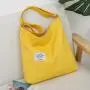 Factory Wholesale Portable Student Handbag Recycled Shopping Bag Women Shoulder Tote Canvas Bag