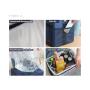 Big Square Camping Thermal Cooler Bag wIth Shoulder Strap Waterproof Oxford Cloth Cooler Lunch Box Bag