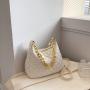 Diamond Shaped Lattice Bag For Woman Large Capacity Underarm Bag Pure Color Chain Women's Shoulder Bag JY1110