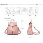 Realer brand back packs trending vintage travel school bag leather women backpacks.