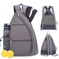 LOVEVOOK Best Selling Quilted Sports Pickle Ball Bag Racket Tennis Paddle Tote Carryon Bag Fashion Pickleball Sling Bag Backpack