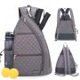 LOVEVOOK Best Selling Quilted Sports Pickle Ball Bag Racket Tennis Paddle Tote Carryon Bag Fashion Pickleball Sling Bag Backpack