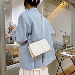 Fashion Luxury Female Diamond lattice Customs Handbag  2024 New Fashion Messenger Bag Embroidered Wire Small Square Bag