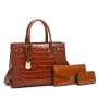 New Style Tote Bag Retro Shoulder Messenger Bag Crocodile Pattern Pures And Handbags For Women