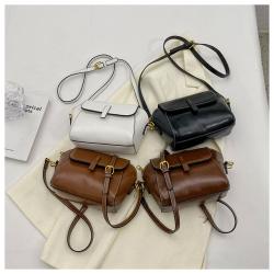 2023 Retro Wholesale Women Handbags Magnetic Button Designer Shoulder Bags Sandwich Zipper Bag Ladies Women Fashion Handbags