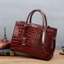 Casual Tote Wholesale Women Handbags Crocodile Grain Handbag Tote Bag Vintage Designer Women Bags