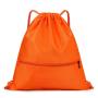 ZX046 Unisex Nylon Sports Fitness Athletic Bags Drawstring Sports Backpack Basketball Gift Bag String Bags With Zipper Pocket