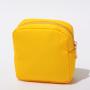Stock RTS S M L XL Bright Yellow Quality Travel Waterproof Toiletry Organizer Portable Pencil Case For Girls Nylon Pouch Zipper