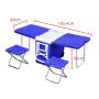 28L Multi-functional picnic ice insulated cooler box with handle and wheels and table and chairs