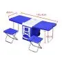 28L Multi-functional picnic ice insulated cooler box with handle and wheels and table and chairs