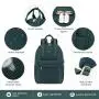 LOVEVOOK Quality Stylish Design Laptop Book bag Anti-theft Travel School Work Laptop Bag with USB Port Laptop Backpack for women