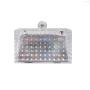Luxury Acrylic Clear Bridal Wedding Purse Party Prom Glitter Bling Rhinestone Handbag  Evening Clutch Bag