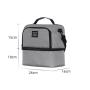 Custom Soft Multifunctional Thermal Insulation Pack Bento Handbag Oxford Cloth Picnic Lunch Shoulder Bag