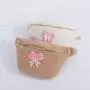 Retro Designer Bumbag Mini Small Jelly Children Soft Teddy Fabric Fanny Pack Wholesale Sports Fanny Pack Women's Waist Bag