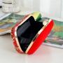New Design Wholesale Cover Open Style Luxury Diamond Lady Wedding Handbags Purse Bag For Women