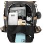 ZR349 Burglar Proof Backpack for Women 2023 New Trendy and Versatile Oxford Cloth Travel Bag with Large Capacity Schoolbag